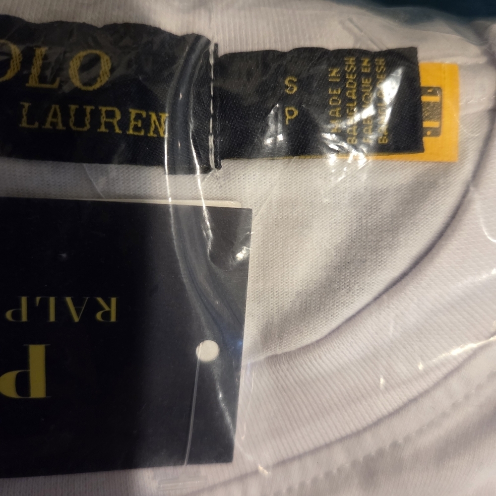 Polo Ralph Lauren Graphic Joggers & TShirt Blue & White (2 PIECE SET) Size Small - Picture 5 of 5